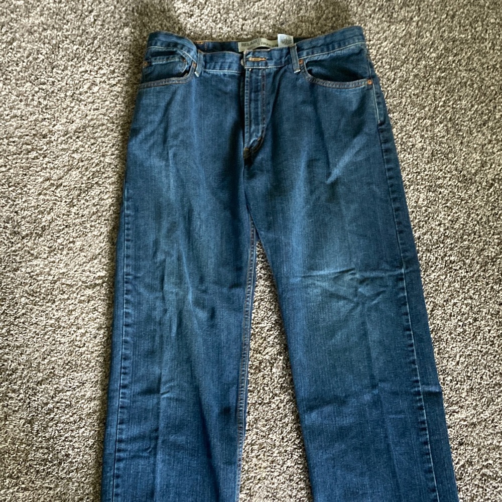 Levi's Dark Blue Straight Jeans
